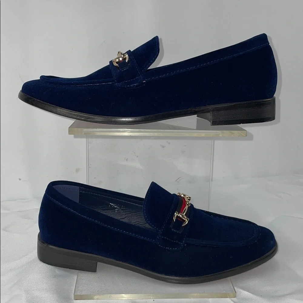 ALBERTO FELLINI BLUE VELVET LOAFERS FTL-02-194